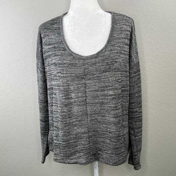 Old Navy Heather Gray Long Sleeve Lightweight Sweater NWT Medium - Picture 1 of 11